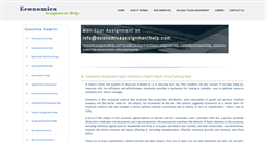 Desktop Screenshot of economicsassignmenthelp.com